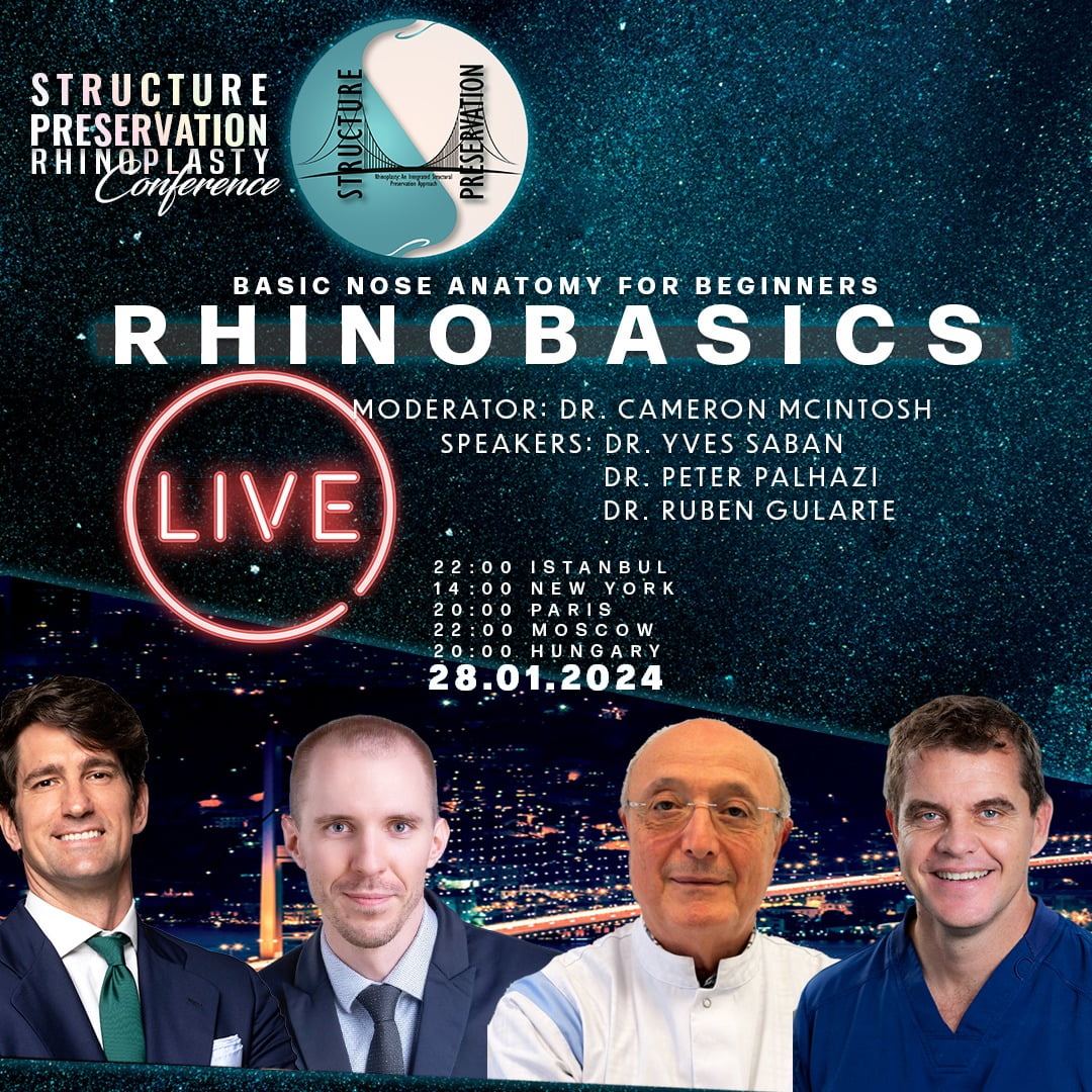 WEBINAR RHINOBASICS Structure & Preservation Rhinoplasty Conference III